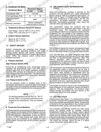 operation and service manual transport air conditioning unit for models ac310 ac350