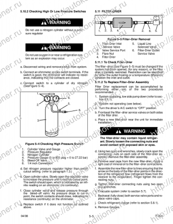 operation and service manual transport air conditioning unit for models ac310 ac350